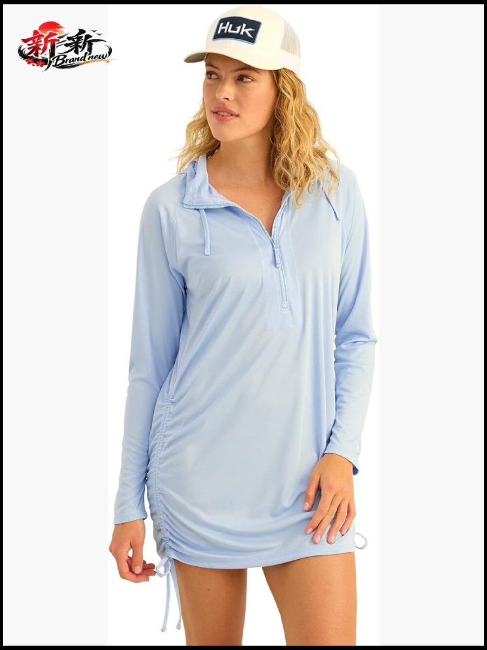 Women's Performance Fishing Coverup Dress with Hood UPF Protection